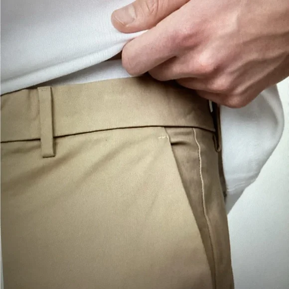 GAP NWT 29 X 30 Slim Fit Men's Khaki Chinos 90+ cotton - Picture 5 of 9